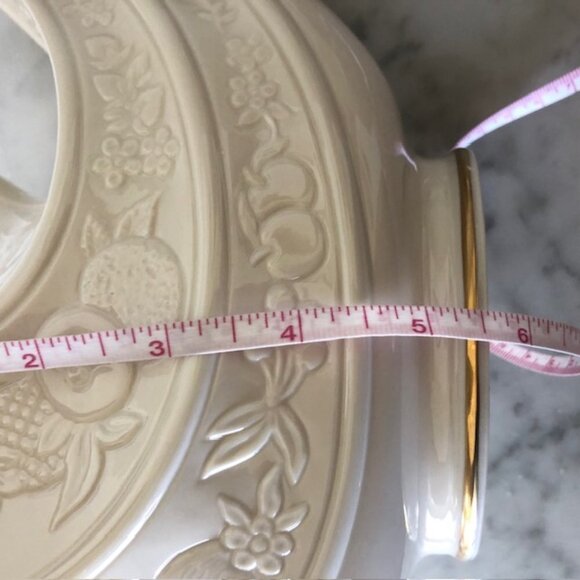 LENOX Fruits of Life Cornucopia Ivory Gold Large Discontinued 1989 - Picture 16 of 16